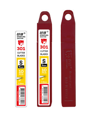주문 박스 커터 스냅 블레이드 면도 칼 S301 SK2 9mm 30도 각 자동차 뷰티 절단 도구 온라인 제조