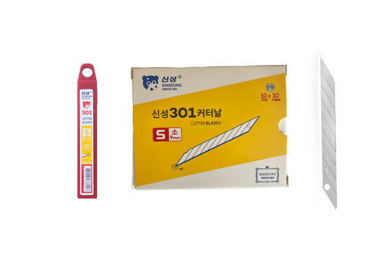 주문 0.38mm 두께 9mm PPF 및 자동차 랩 절단용 스냅 오프 절단 블레이드 온라인 제조