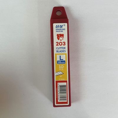 주문 SK2 스틸 8 세그먼트 0.5mm 18mm 크기의 중량 절단용 절단 블레이드 온라인 제조