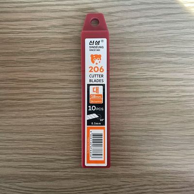 주문 부드럽고 정밀한 절단용 전문 18mm 블레이드 엣저 너비 18mm 두께 0.5mm 온라인 제조