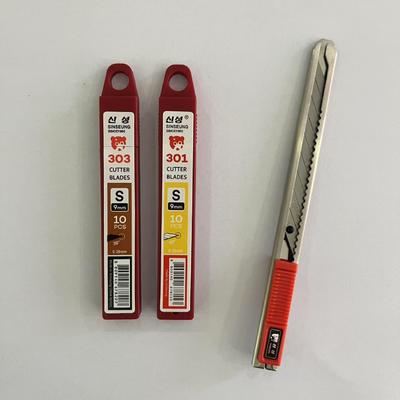 주문 신성 S506 9mm 스냅 오프 칼 PPF와 SK2 블레이드 그리고 스틸 칼 몸체 온라인 제조