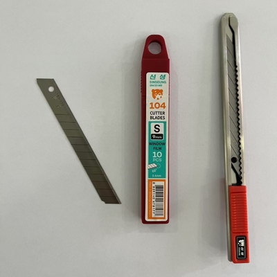 주문 9mm 스냅 오프 블레이드, 내구성이 뛰어난 고탄소강 소재 온라인 제조