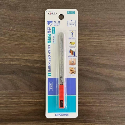 주문 철도 손잡이 9mm 용도 칼  retractable 블레이드 및 내구성 SK2 철강 재료 온라인 제조