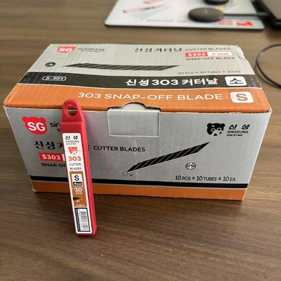 주문 고탄소강 9mm 커터 칼날로 PPF 커팅 업그레이드 및 0.38mm 두께 온라인 제조