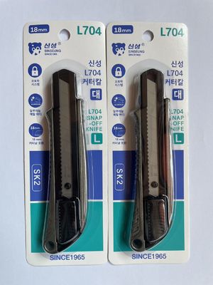 18mm 칼날 접이식 칼 잠금 및 칼날 보호대 포함