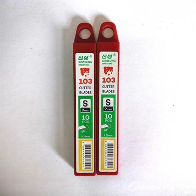 86mm 길이 9mm 너비 용도 칼 블레이드 Sk2 고탄소 강철 정밀 절단
