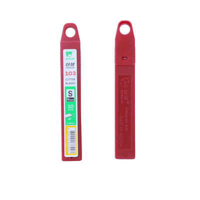 상자 9mm 스냅 오프 블레이드 블레이드 SK2 스틸 시버 벽지 블레이드 S103