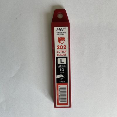 가장자리 절단 블레이드 스냅-오프 18mm 칼 슈퍼 날카로운 60도 각 SK2