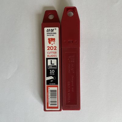 18mm 0.4mm 두께 카펫 면도날 60도 각도