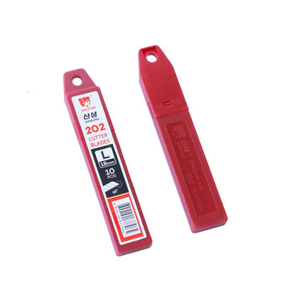 스냅 오프 커터 18mm 칼날 카드보드 실버 대형