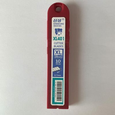 프로 7 세그먼트 25mm 은 유틸리티 커터 블레이드 칼 126mm 얇은 유리 절단