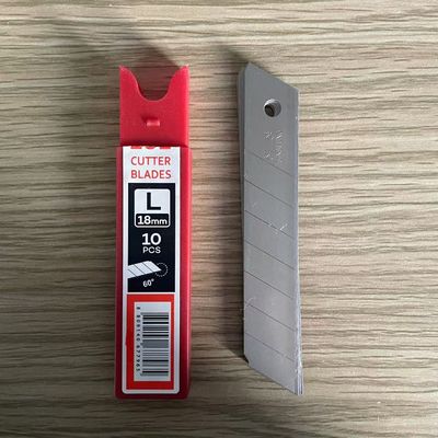 부드럽고 쉬운 절단 폭 18mm 칼날 8개 조각 SK2 고탄소강 두께 0.5mm