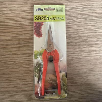 전문 SB204 하드웨어 가위 빨간 손잡이 80g 무게